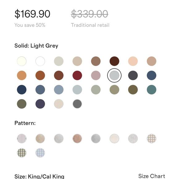 Quince European Linen Duvet Cover Light Grey Size King/CalKing - Picture 5 of 11